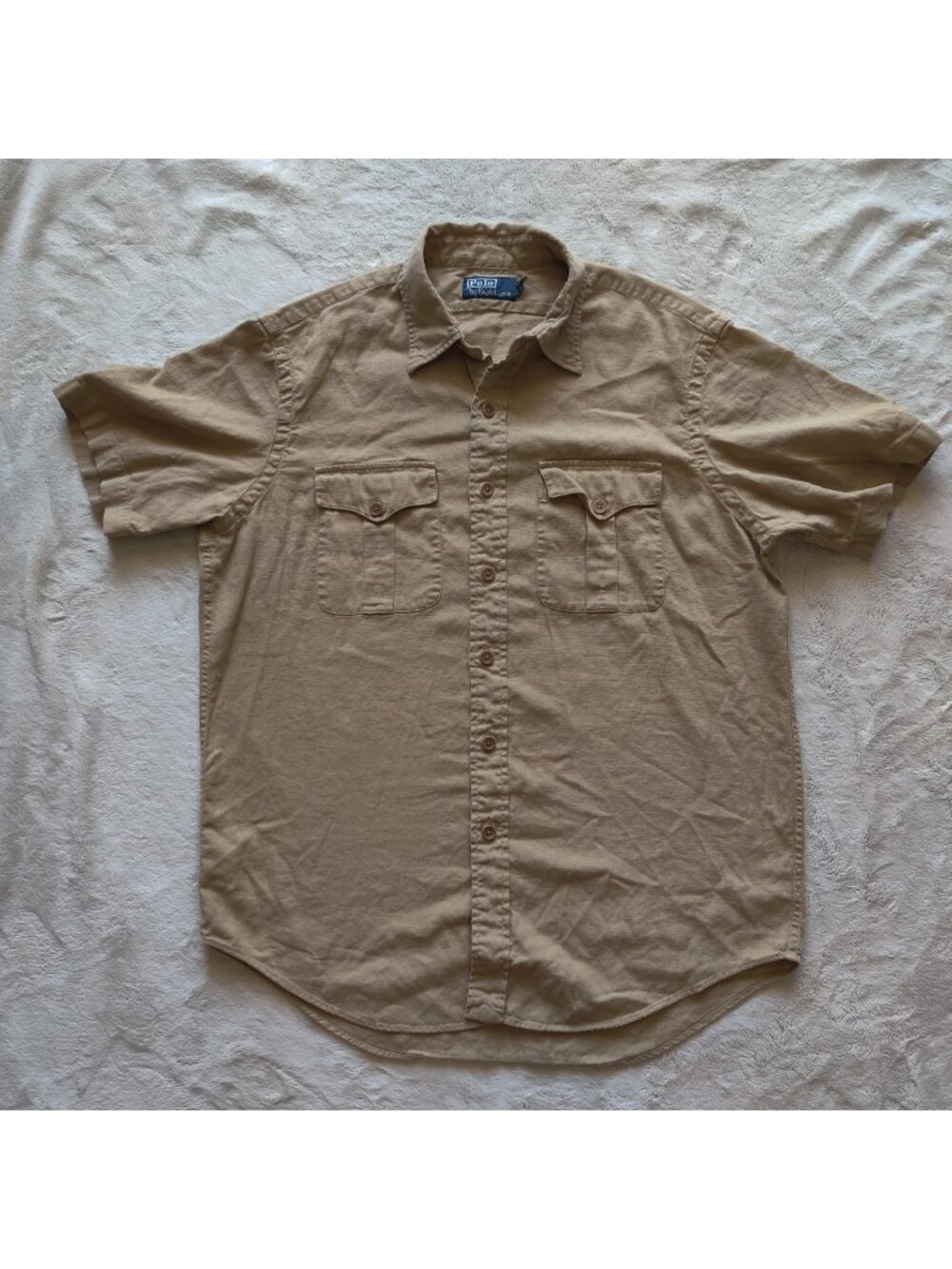 Vintage Polo Ralph Lauren Linen/Cotton short sleeved shirt
